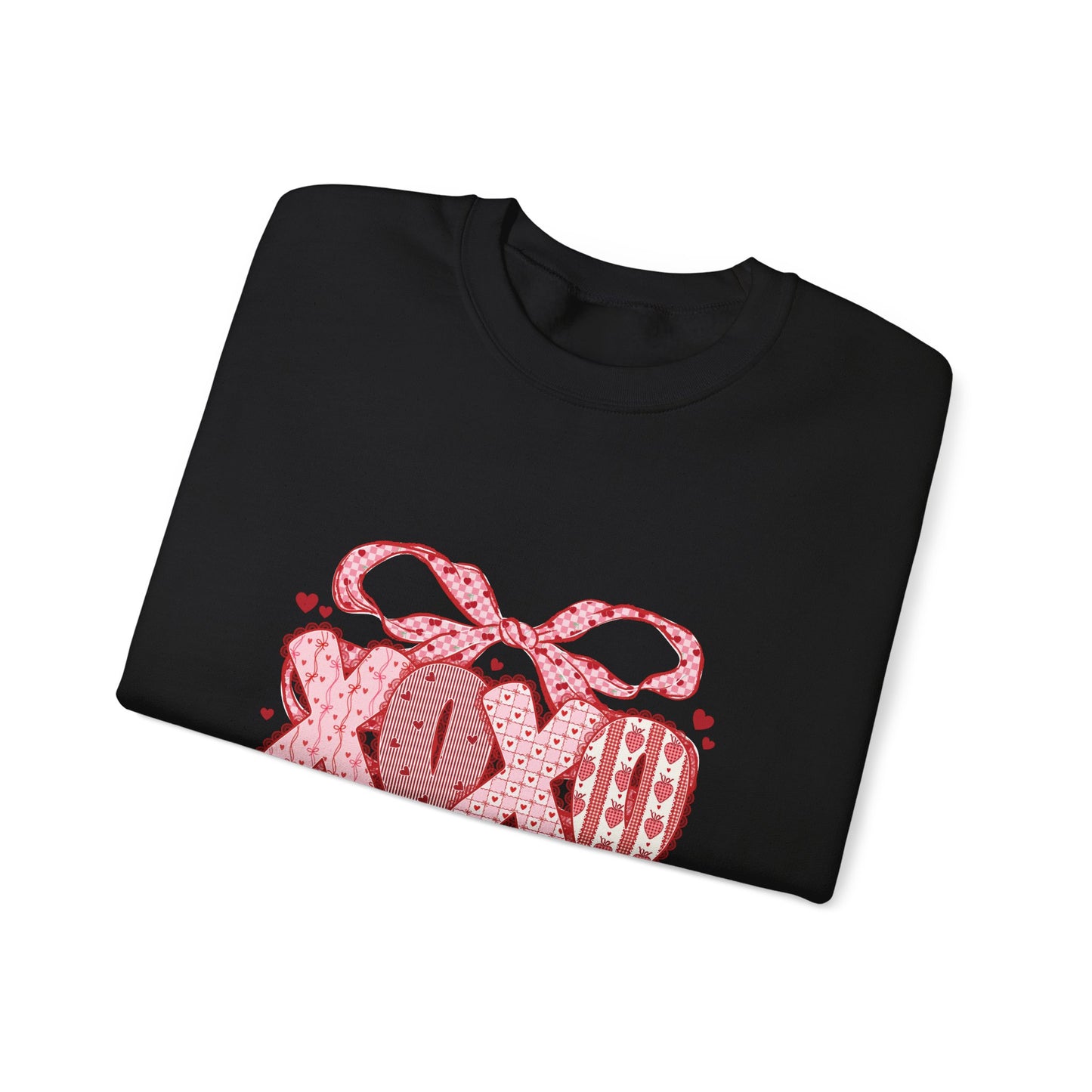 XOXO Bow Valentine Crewneck Sweatshirt