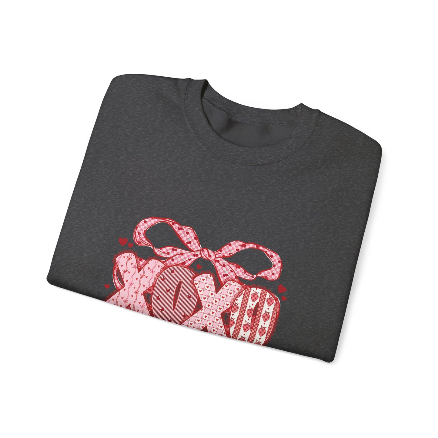 XOXO Bow Valentine Crewneck Sweatshirt