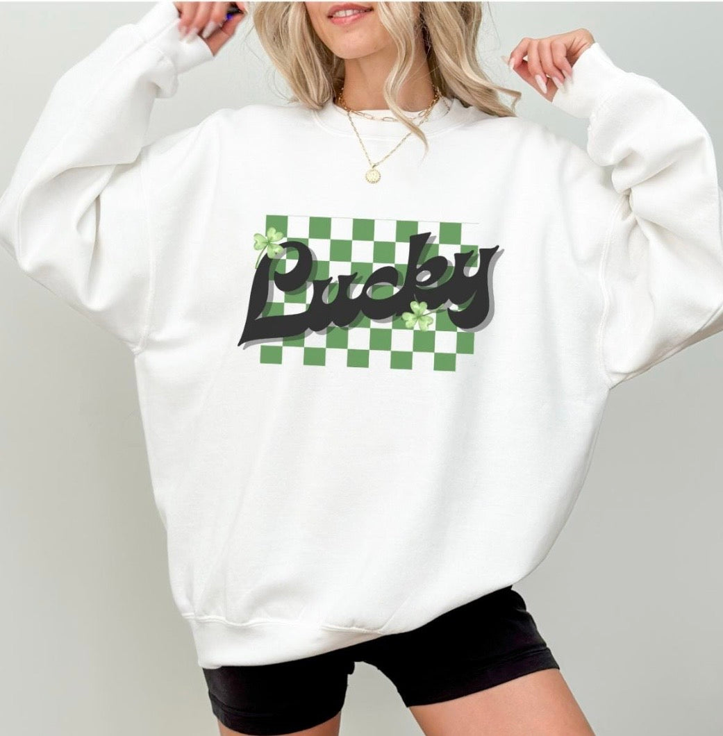 St. Patrick's Day "LUCKY" Sweatshirt