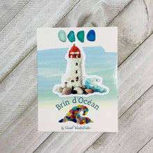 Load image into Gallery viewer, Waterproof Sticker, Sea Glass Lighthouse, Vinyl Sticker