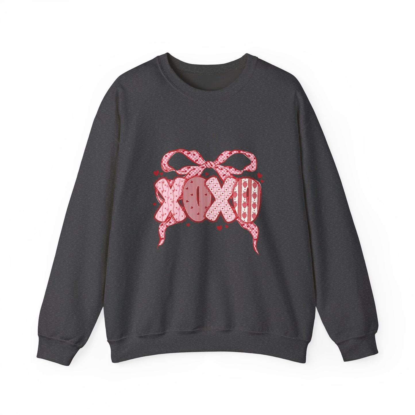 XOXO Bow Valentine Crewneck Sweatshirt