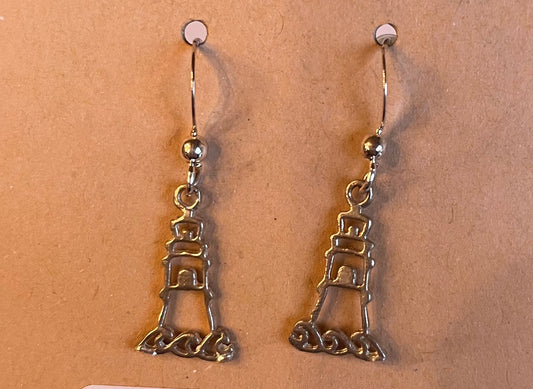 Sterling Silver Lighthouse earrings