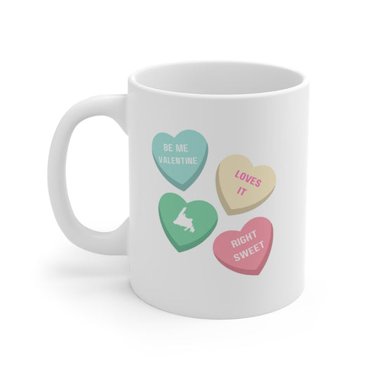 Heart Candy Ceramic Mug 11 oz