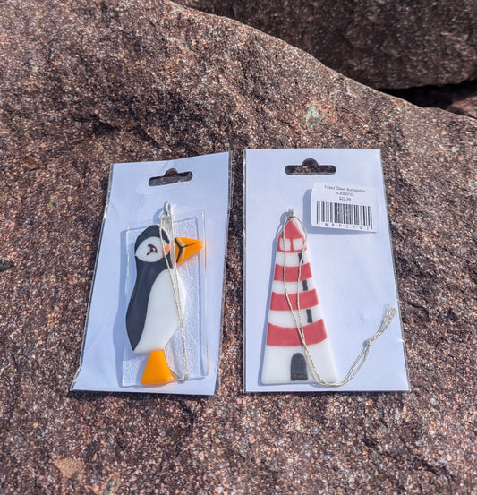 Fused glass suncatcher
