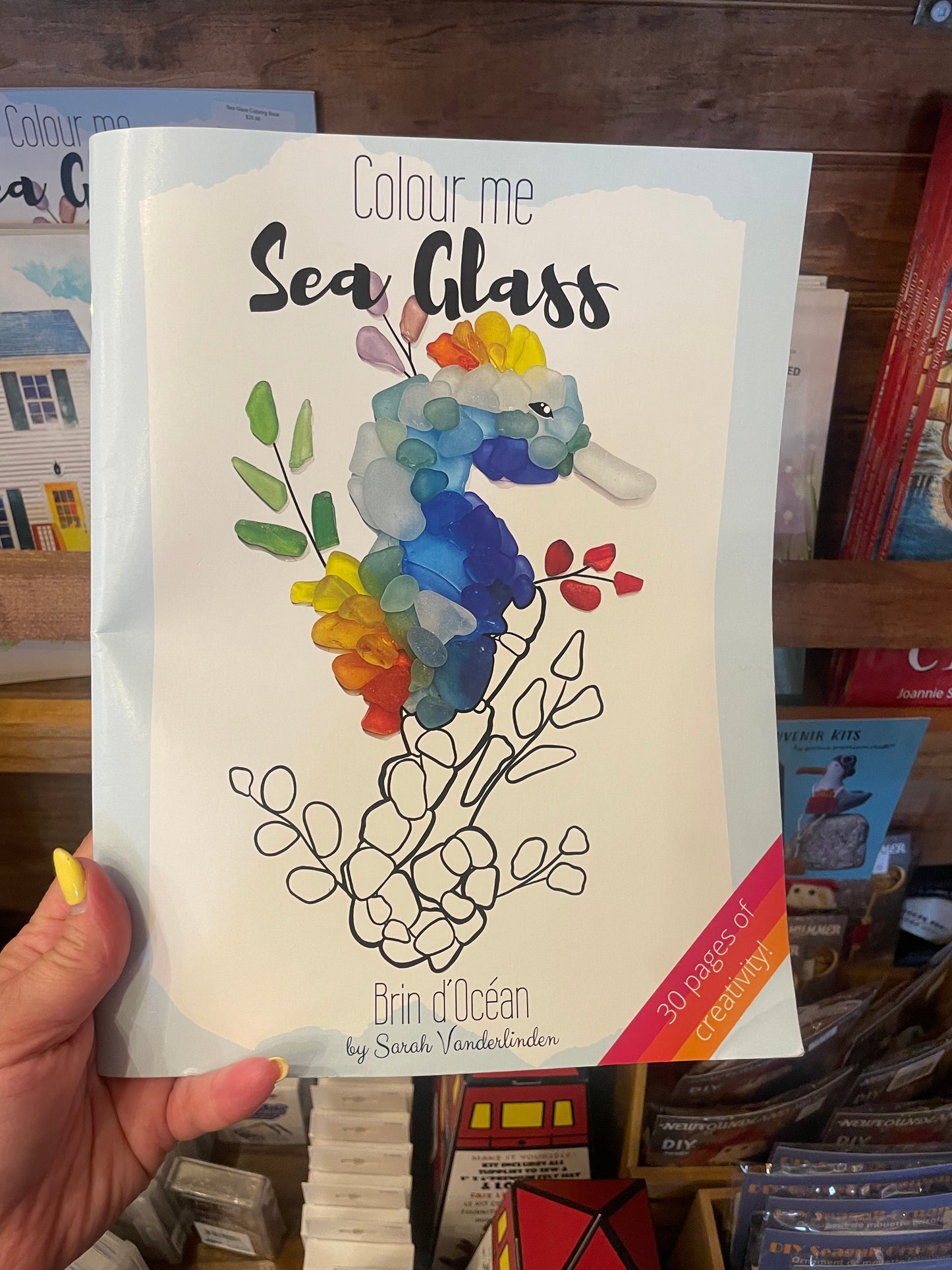 Colour me Sea Glass! A sea glass inspired colouring book
