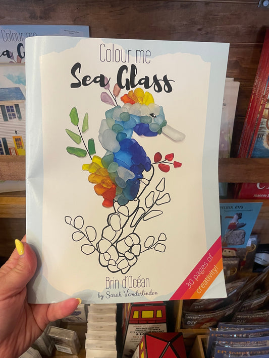 Colour me Sea Glass! A sea glass inspired colouring book