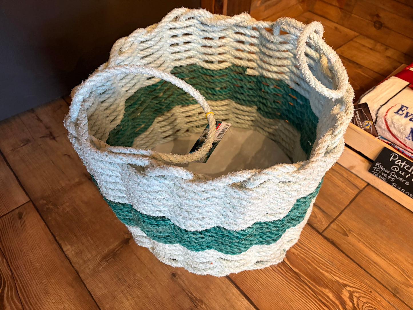 Recycled Fishing Rope Basket (XL)