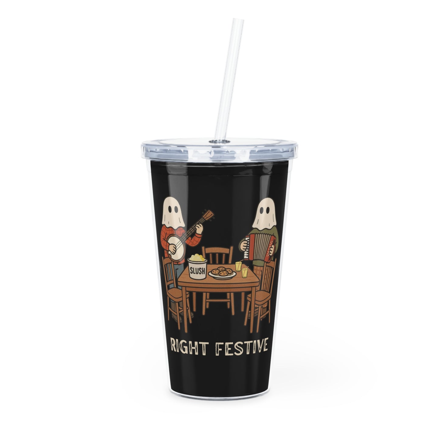 Mummers RIGHT FESTIVE Tumbler with Straw