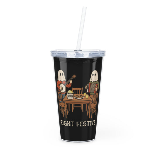 Mummers RIGHT FESTIVE Tumbler with Straw