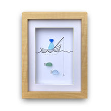 Load image into Gallery viewer, Fishing, Sea Glass ART