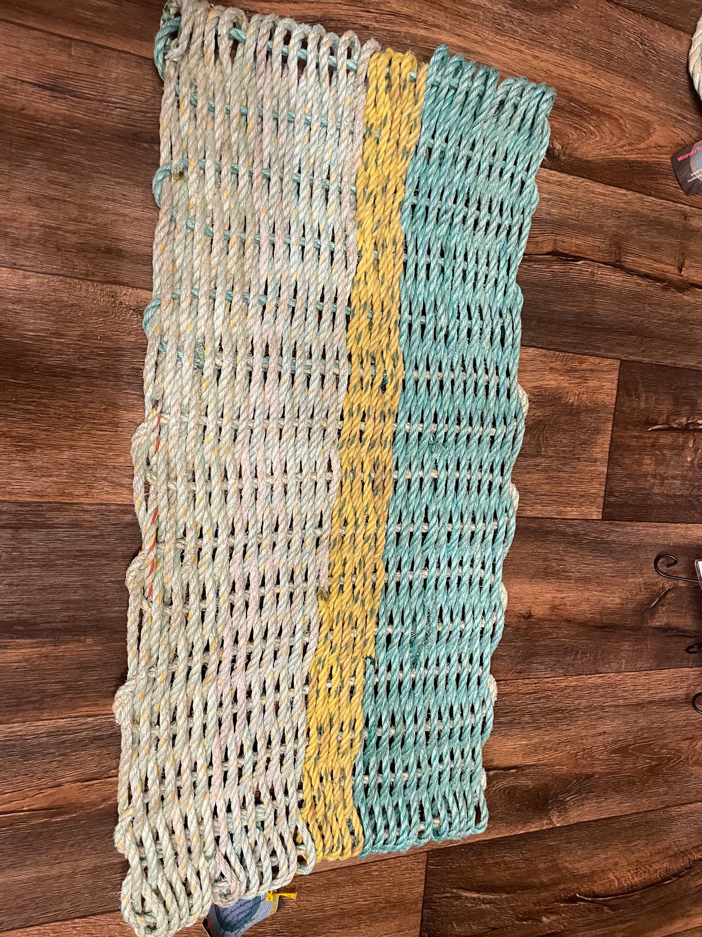 Recycled Fishing Rope Mat