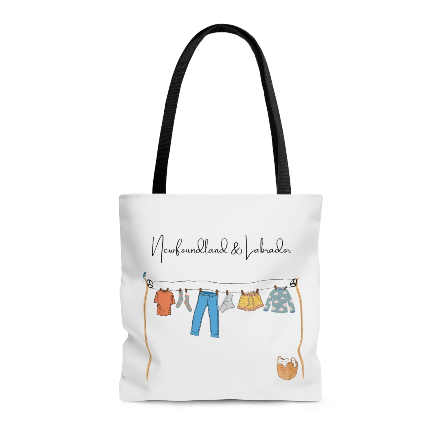 Clothesline Tote Bag