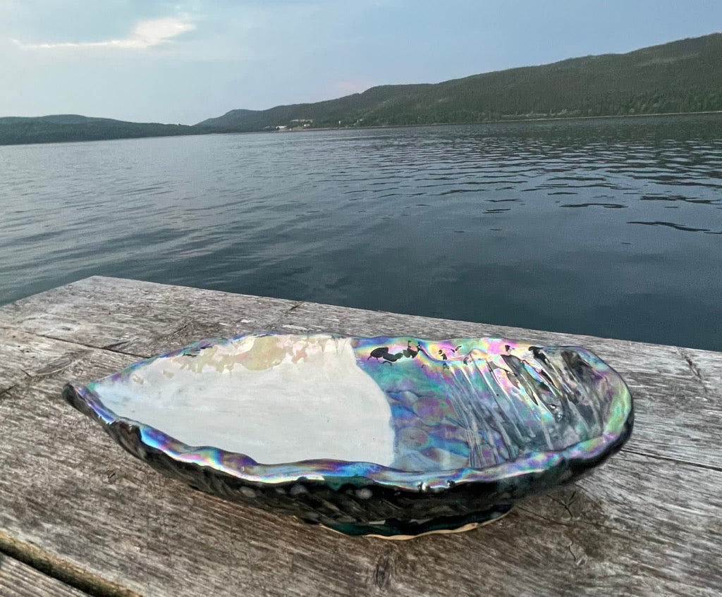 Handmade Ceramic Mussel Shell Dish