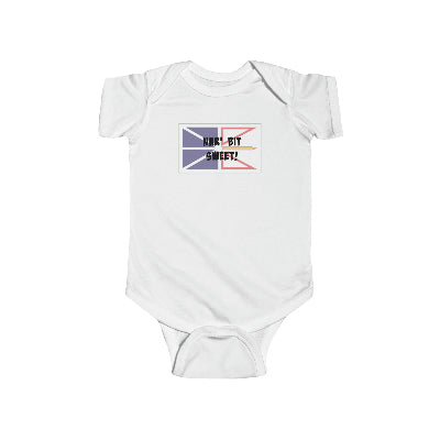 Nar Bit Sweet Newfoundland Flag Baby Bodysuit