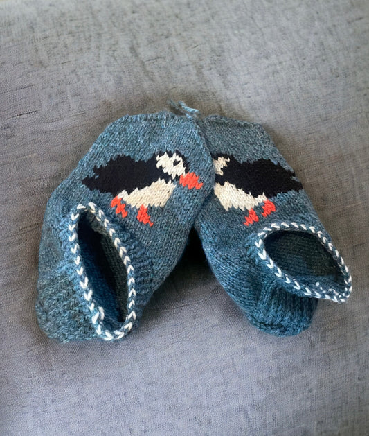 Newfoundland Puffin Ladies Slippers Vamps