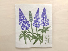 Load image into Gallery viewer, Lupine Swedish Dishcloth BIODEGRADABLE &amp; COMPOSTABLE