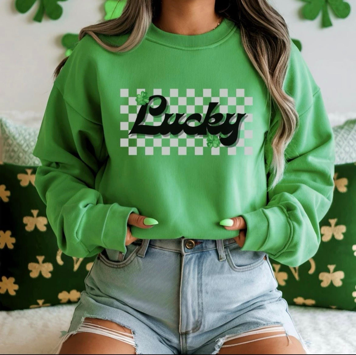St. Patrick's Day "LUCKY" Sweatshirt
