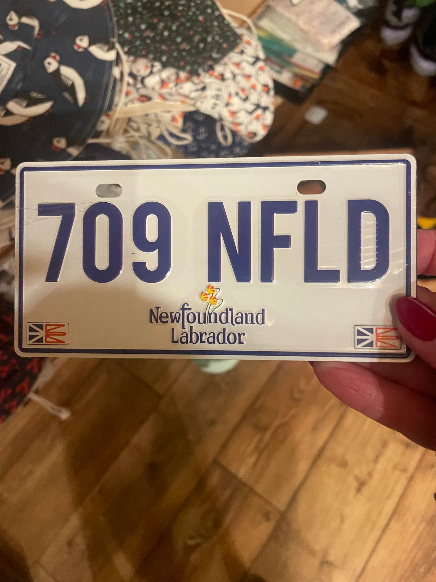 709 NFLD Motorcycle Bike License Plate