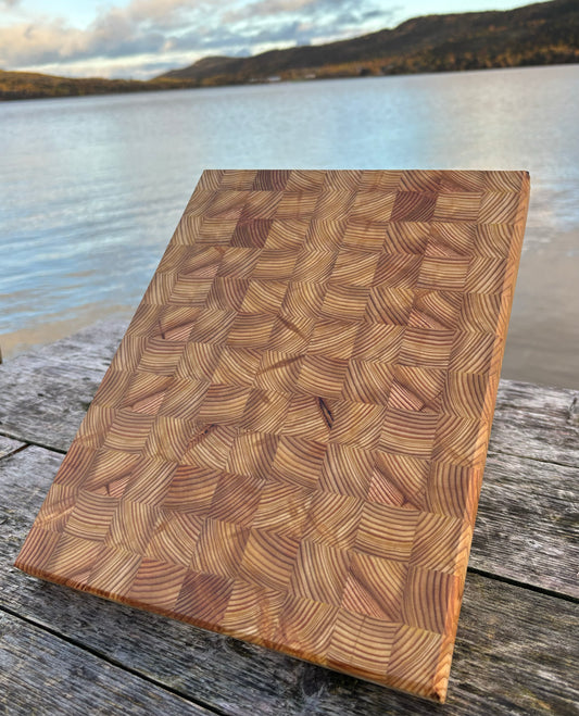 Handmade Juniper End Grain Cutting Board