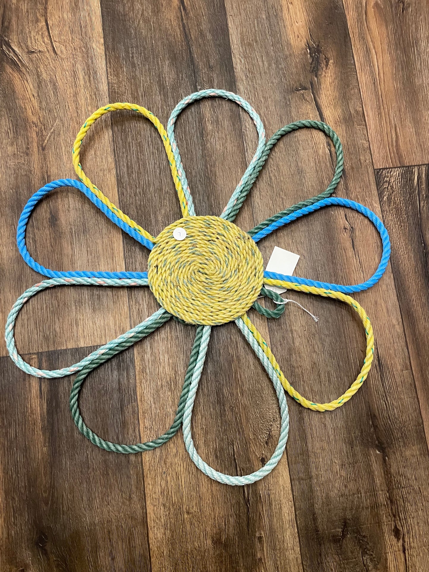 Recycled Fishing Rope Flower Decor - Double Sided 2