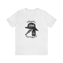 Load image into Gallery viewer, Screeched in Newfoundland Unisex T-shirt - I kissed a cod &amp; I liked it