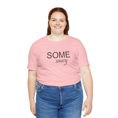 'Some Saucy' Cotton Tee - Women