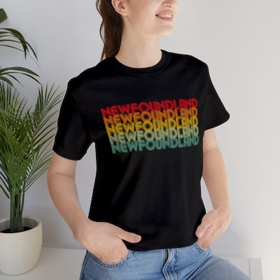 Newfoundland Retro T-Shirt Unisex