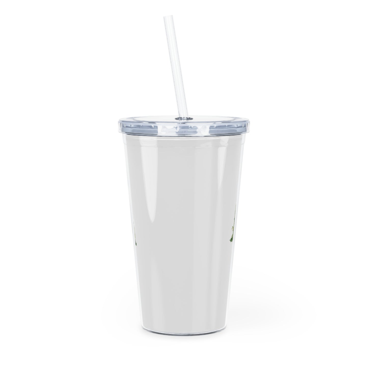 Merry Christmas Tumbler with Straw