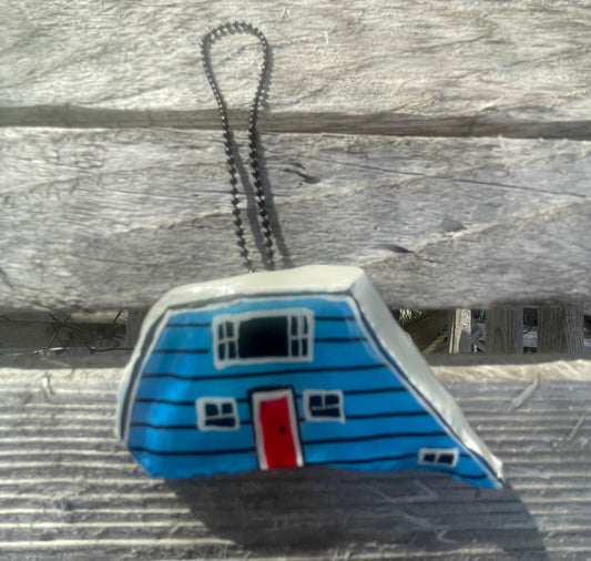 Newfoundland Stage Hand Painted Slate Ornament