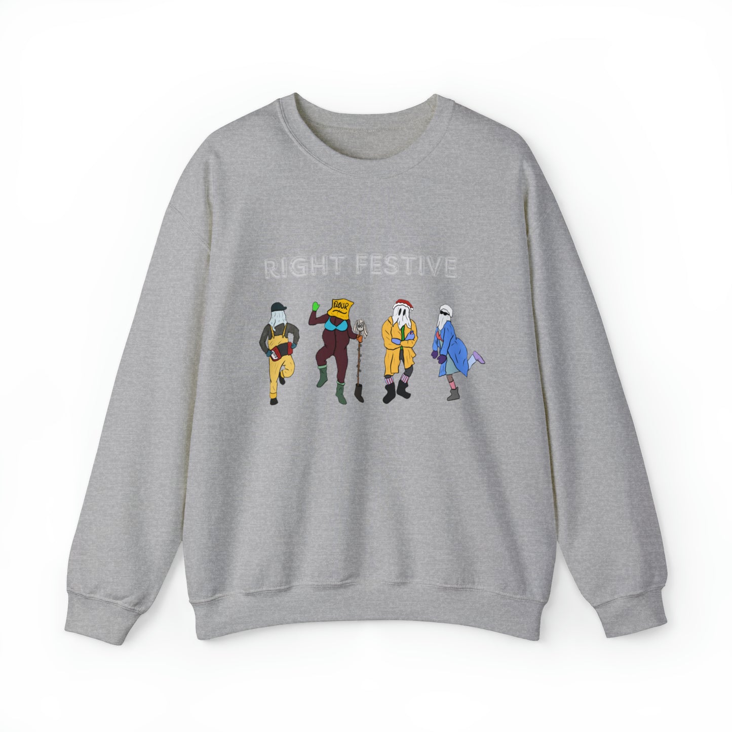 Right Festive Mummers Sweater/Crewneck