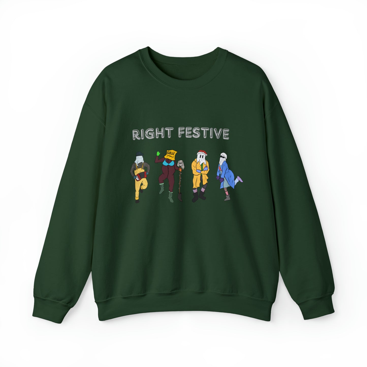 Right Festive Mummers Sweater/Crewneck