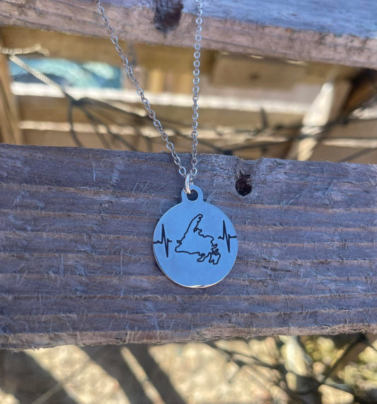 Newfoundland Heartbeat Necklace