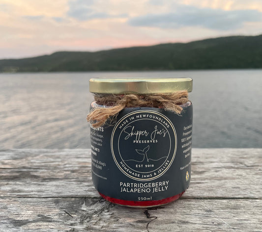 Skipper Joe’s Partridgeberry Jalapeno Pepper Jelly 250ml
