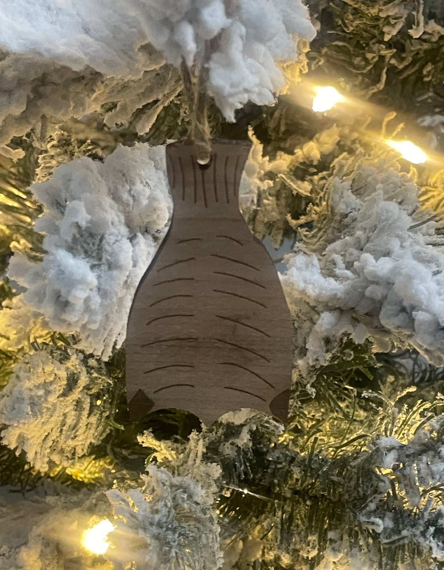 Wooden Salt fish ornament