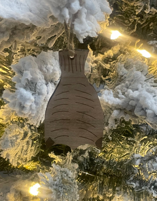 Wooden Salt fish ornament