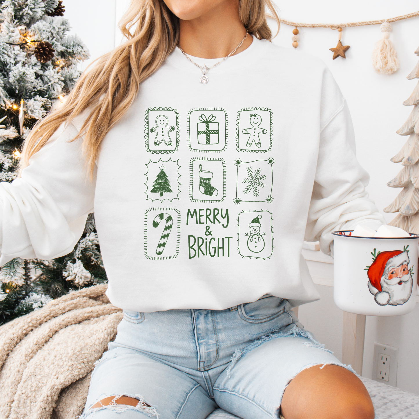 HOLIDAYS 2025 - Retro Merry & Bright Doodle CM257