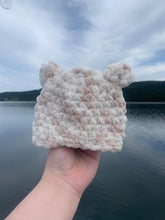 Load image into Gallery viewer, Newborn Baby Crochet Bear Hat