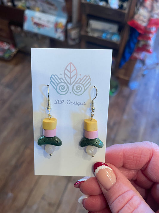 Newfoundland Hor’derves Dangle Earrings