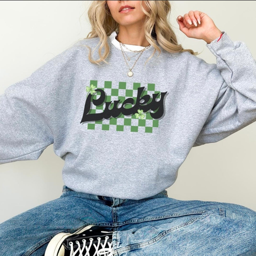 St. Patrick's Day "LUCKY" Sweatshirt