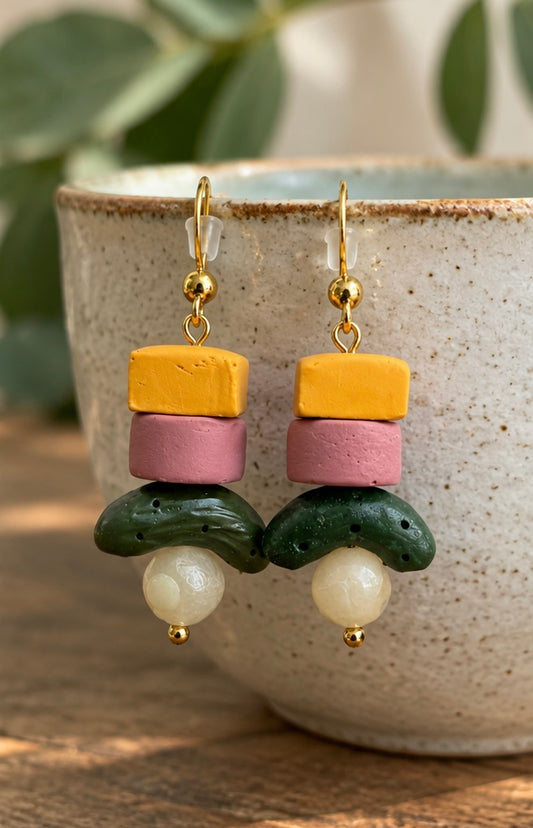 Newfoundland Hors d’oeuvre Dangle Earrings