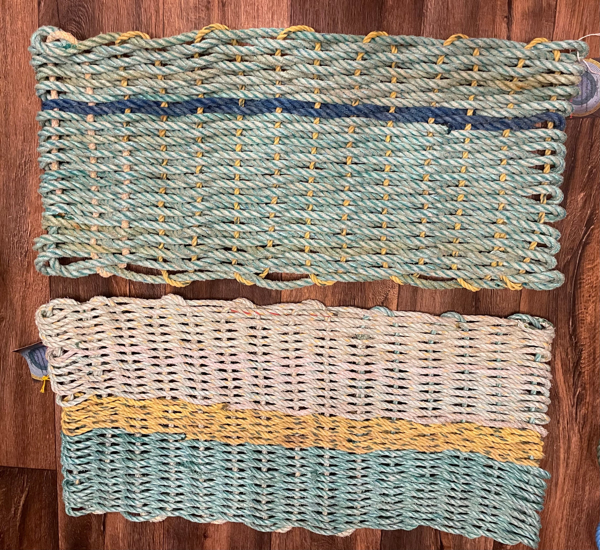 Plastic Container Rope Mat Recycled Fishing Rope Mat – Skipper Joe's Souvenirs