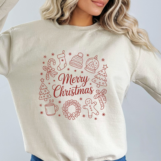 HOLIDAYS 2025 - Merry Christmas Doodle CM2523