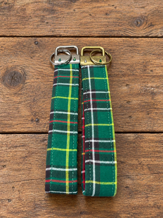 Newfoundland Tartan Key Fob Wristlet Lanyard