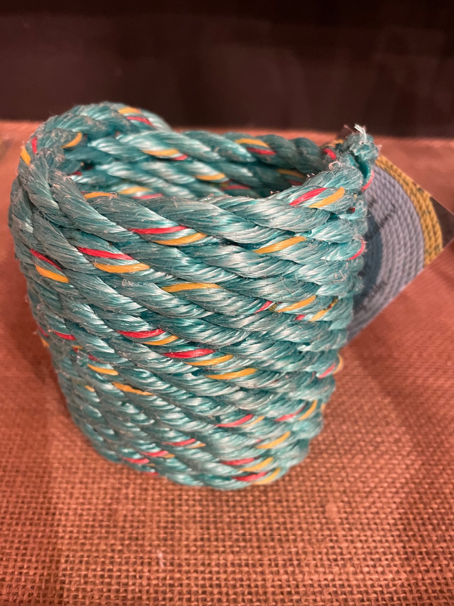 Recycled Fishing Rope Basket (Small)