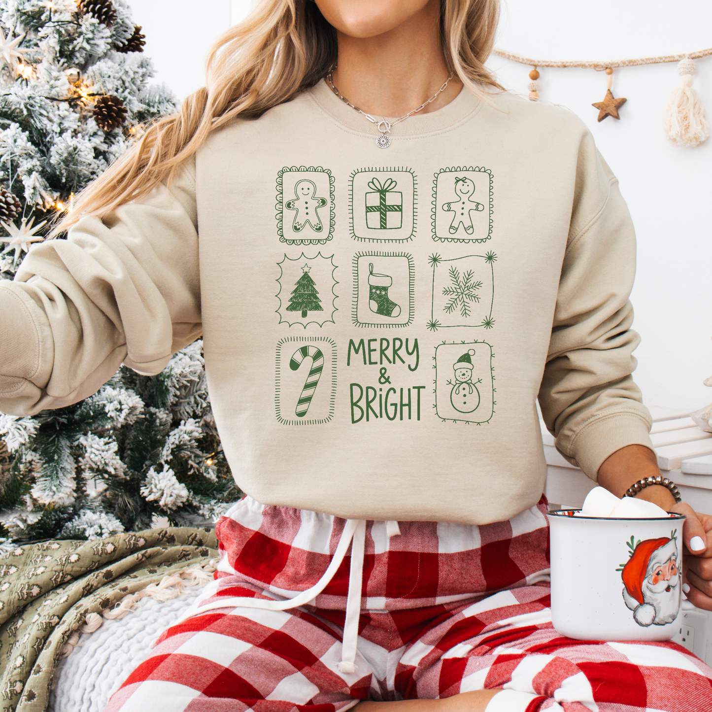 HOLIDAYS 2025 - Retro Merry & Bright Doodle CM257