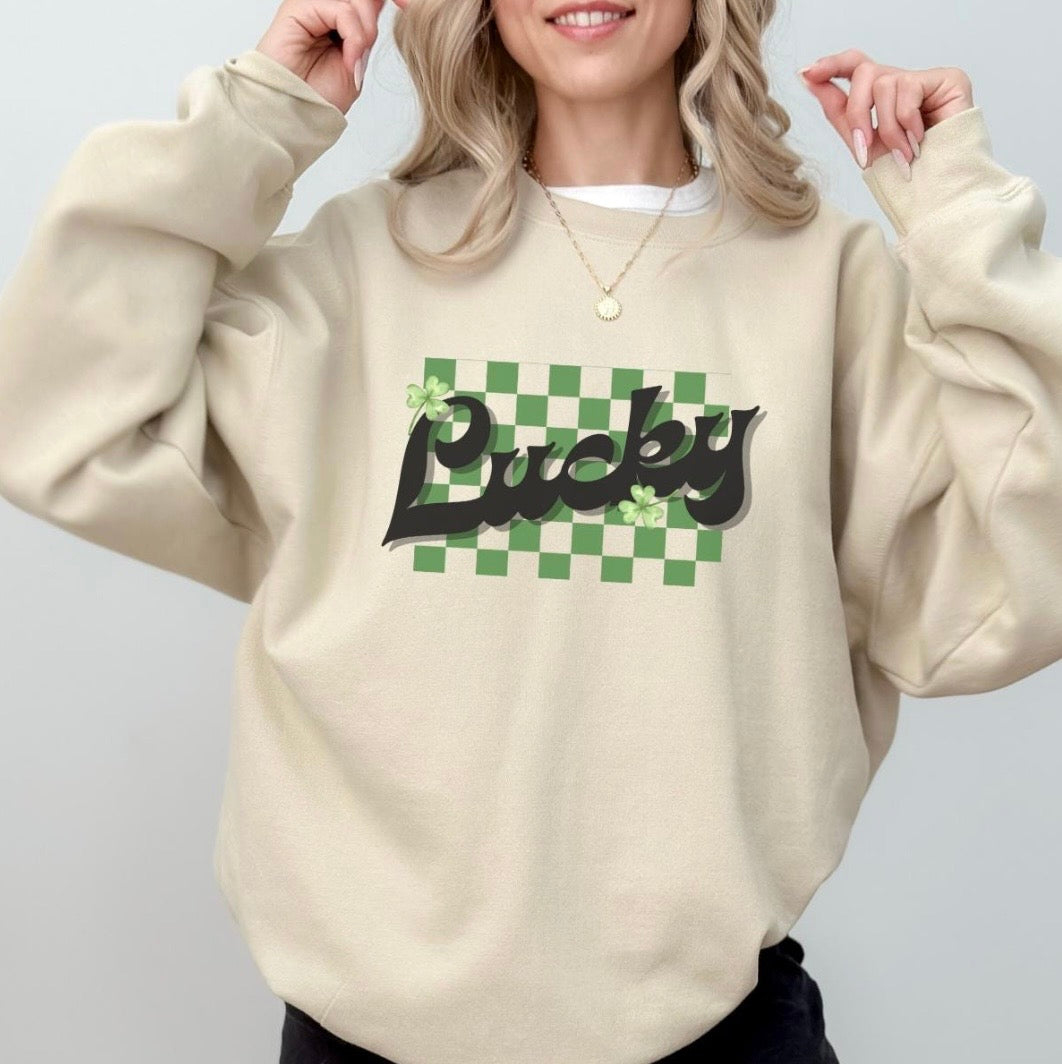 St. Patrick's Day "LUCKY" Sweatshirt