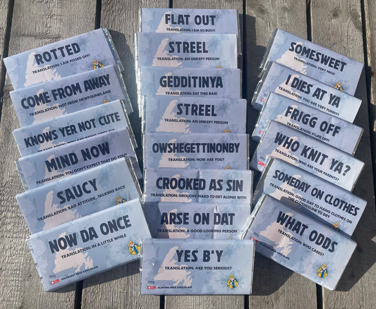 Newfoundland Slang Bars 100g