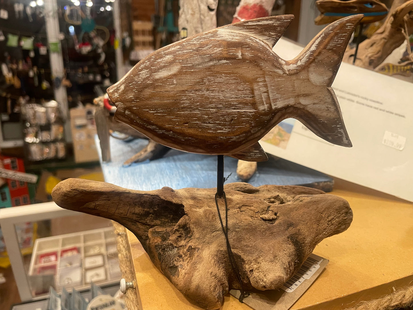 Driftwood Fish Decor - 3 Colors