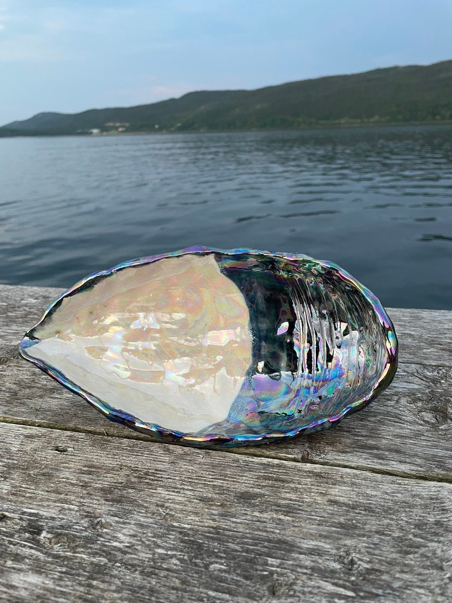 Handmade Ceramic Mussel Shell Dish