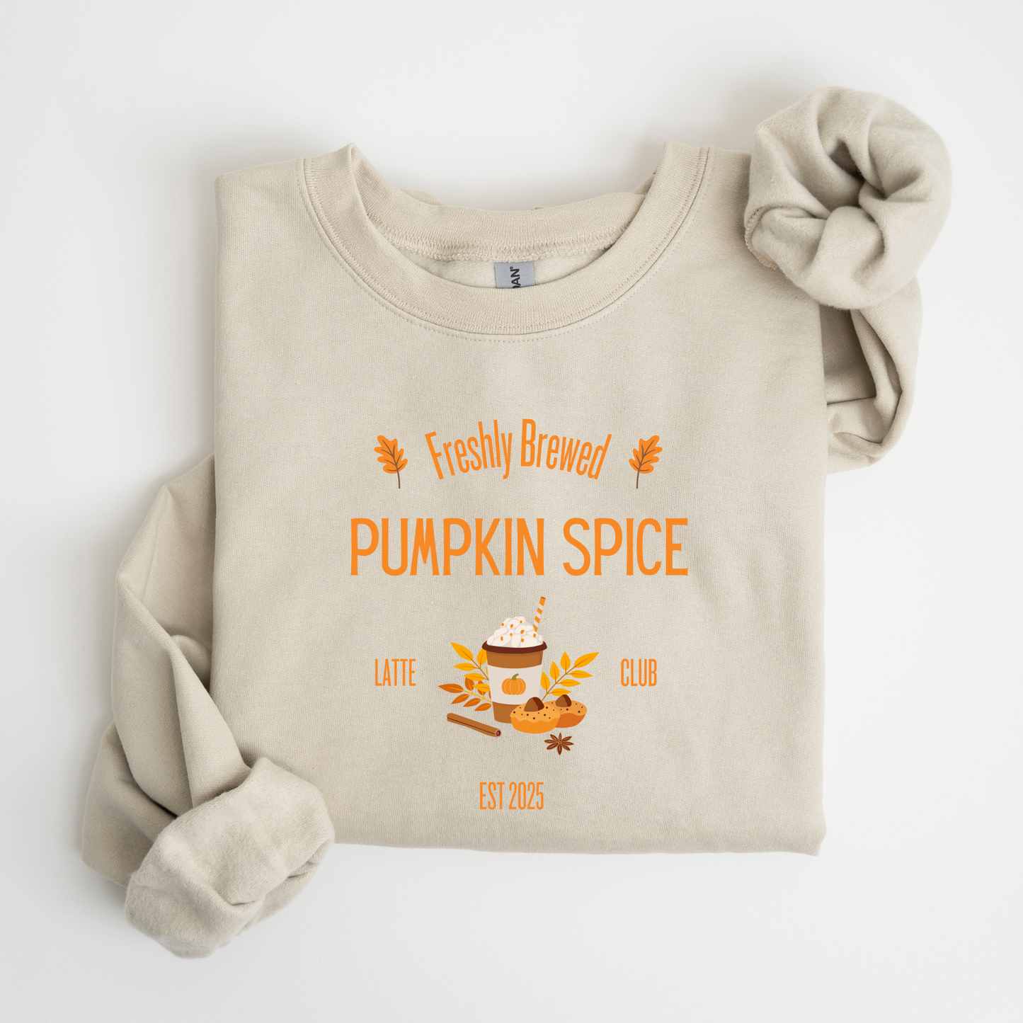 NEW FOR FALL! Pumpkin Spice Latte Club Sweatshirt Crewneck
